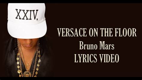 youtube versace bruno mars|versace bruno mars lyrics.